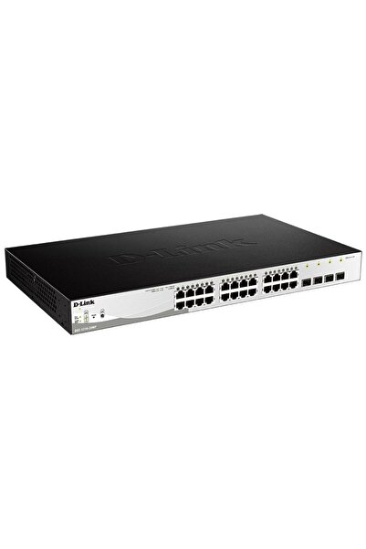 D-Link Switch Smart DGS-1210-28MP, 28-Port Gigabit PoE+, 4 SFP Ports