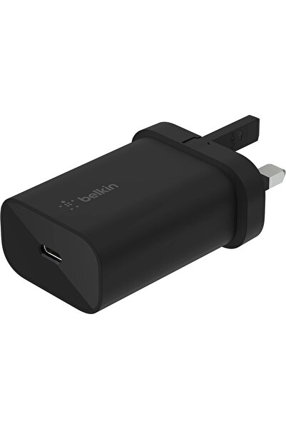Belkin BoostCharge 25W Wall Charger with PPS, USB-C, Fast Charger (Black)