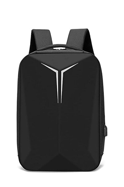 fulina حقيبة ظهر صلبة للكمبيوتر المحمول، حقيبة ظهر مقاومة للماء للسفر والعمل، مع منفذ شحن USB