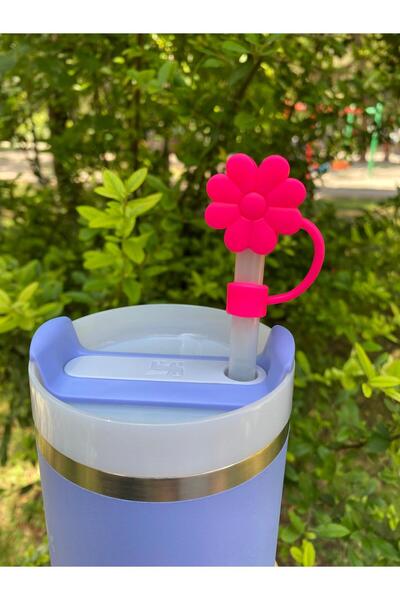madamini 1 Adet Stanly Quencher Su Matarası Uyumlu k pembe Pipet Ucu Tıpası, ...