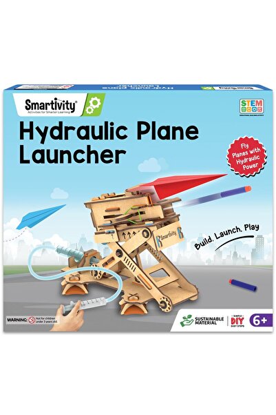 Smartivity 2in1 Hydraulic Aeroplane & Dart Launcher Toy for Kids (Ages 6-14)