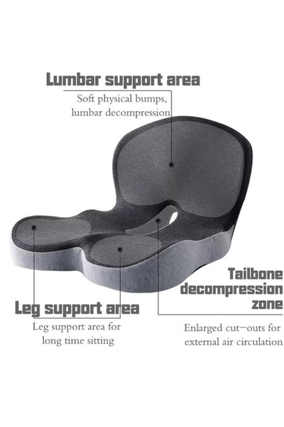 Generic Seat Cushions and Lumbar Support Pillows,Memory Foam Office Chair Cushions,Relieve Back Pain