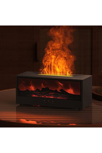 Genel Markalar Şömine Görünümlü Alev Efektli Oda Nemlendirici, Hava Nemlendir...