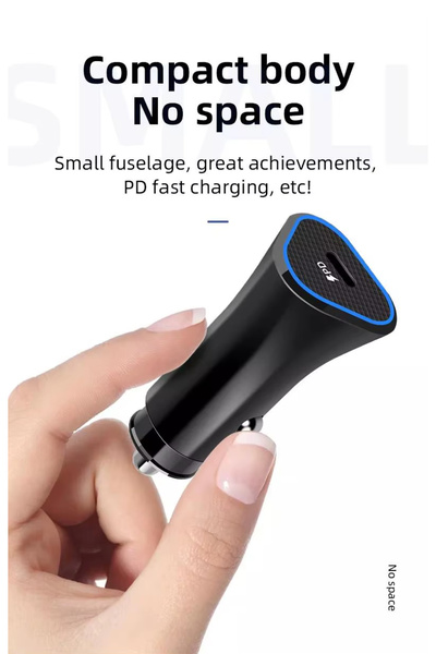 Generic USB C Car Charger, 25W Fast Charging Car Charger Adapter, PD, Dual Port, USB Cigarette Lighter Plug