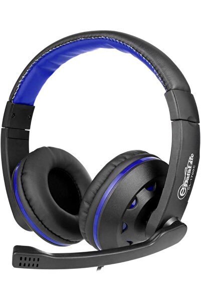 EDATALIFE DL-1700C Over-Ear Wired Gaming Headphones with Microphone - Blue