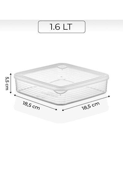 origa Mikrodalga Buzdolabı Saklama Kabı Buzdolabı Organizeri 1600ml