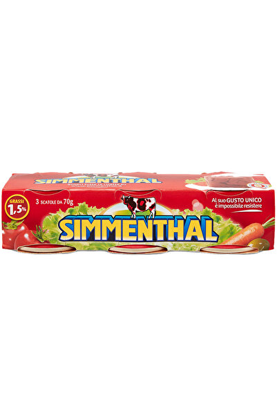 Simmenthal Vită în gelatină 3x70g