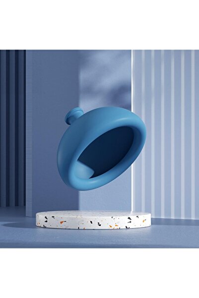 Flippy Therapeutic Sputum Device – Chest Therapy Cup, Silicone, 10 x 6.5 cm, Blue