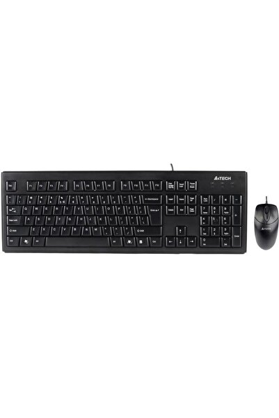 A4 Tech Kit Tastatura + Mouse A4tech KRS-8372, USB, Negru