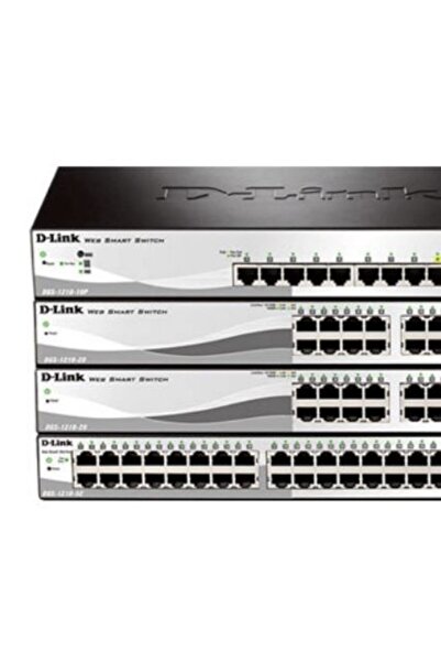 D-Link Switch Smart DGS-1210-28MP, 28-Port Gigabit PoE+, 4 SFP Ports