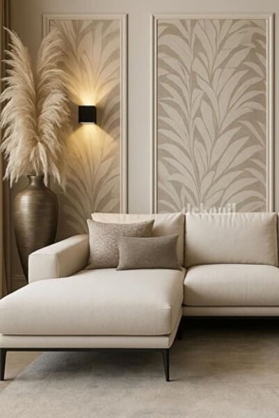 Dekonil Dekoratif Boyanabilir Duvar Çıtası, Bordür, Süpürgelik 2 Adet 120 Cm