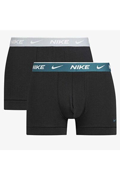 Nike Dri Fit Ultra Stretch 2 Pack Micro 2-pack Κοντό μπόξερ μαύρο με 2 χρωματικές ταινίες