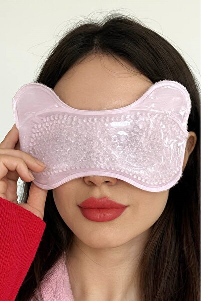 TAKIŞTIR Pink Color Cold Compress Gel Cold Hot Compress Gel for Reducing Dark Circles under Eyes