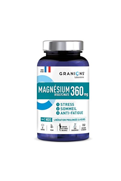Granions Magnesium 360 mg bisglycinate, 60 tablets
