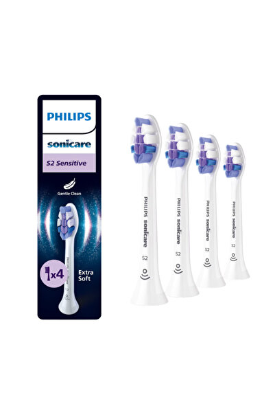 Philips Capete de periuță de rezervă Sonicare Sensitive HX6054/87, Pachet de ...