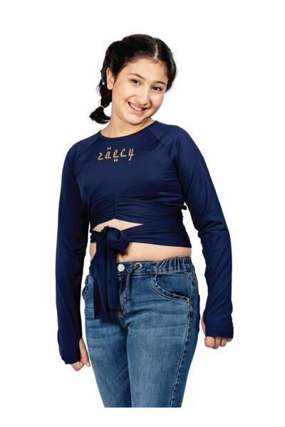 Zaecy بلوزة ملفوفة للبنات