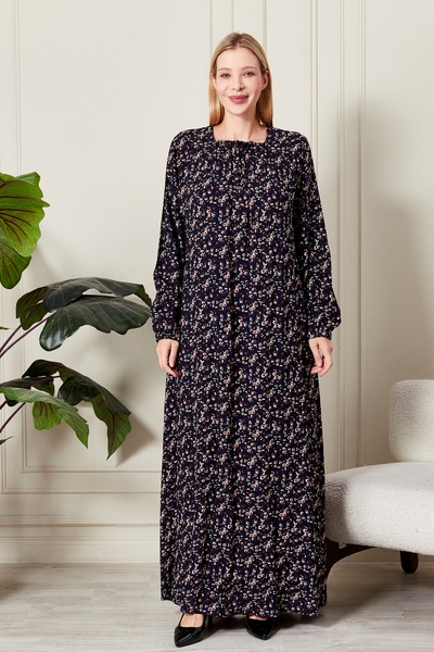 Ferace Rochie de damă cu guler pătrat de mărime mare