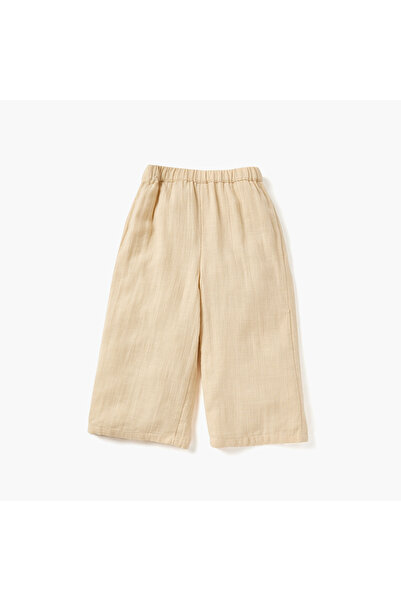 ELIGO Schiffli Detail Top and Pants Set