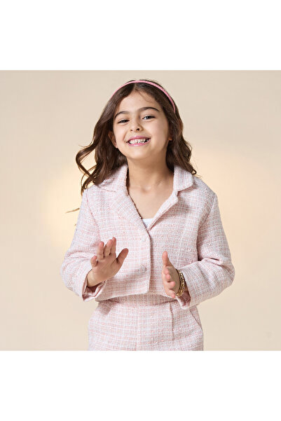 ELIGO Textured Jacket and Shorts Set