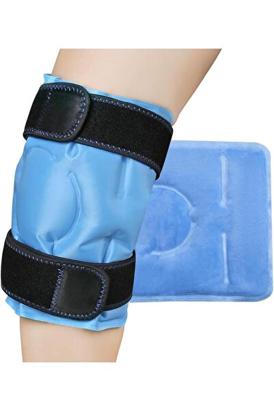 Yelajoy Knee Ice Pack for Leg Injuries,Reusable Gel Ice Wrap for Knee Pain Relief,with Cold Compression