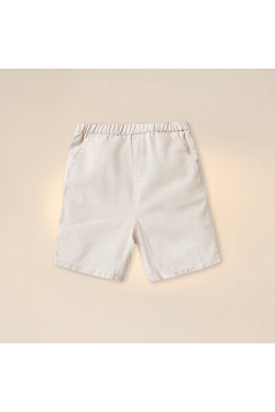 Juniors Textured T-shirt with Waistcoat and Shorts Set