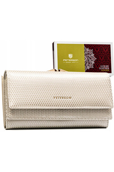 Other Large, horizontal women's wallet made of leather - Peterson