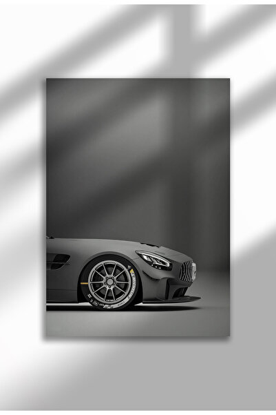 21mxm Αφίσα Supercar χωρίς πλαίσιο από ύφασμα - Ψηφιακή εκτύπωση - Merc GT4 2...