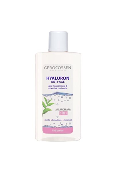GEROCOSSEN Apa micelara Hyaluron cu acid hialuronic pur si ceai verde, 300 ml