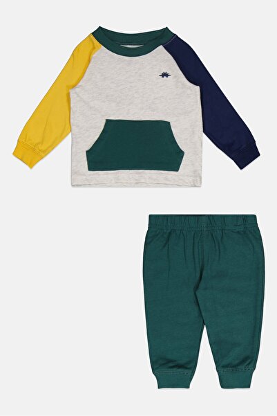 Carter's Toddlers Boy 2 Pieces Top And Bottom Set, Grey Combo