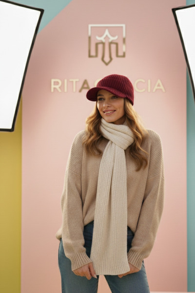 Ritagarcia Premium Soft Knit Hat / Beanie - Winter Cap Hat with Brim