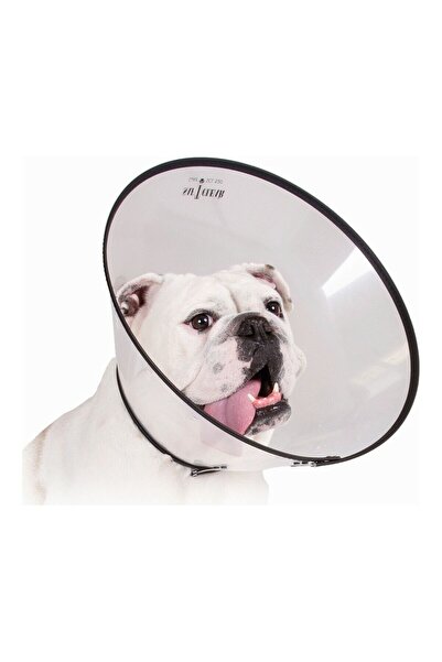 KVP Zgardă pentru câini din stil elisabetan Saf-T-Clear transparentă (22-43 cm)