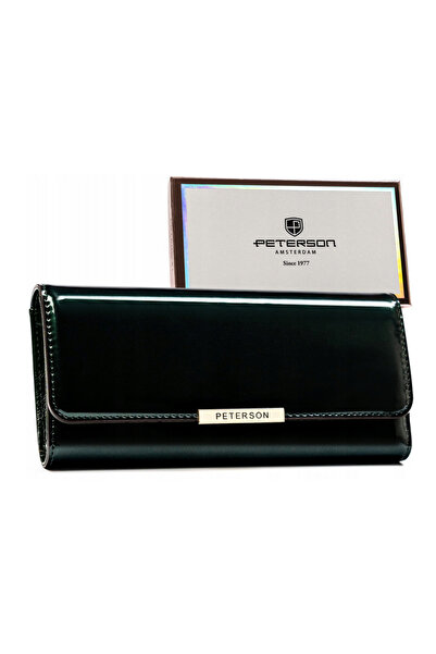 Other Large, horizontal women's wallet made of patent -leather - Peterson