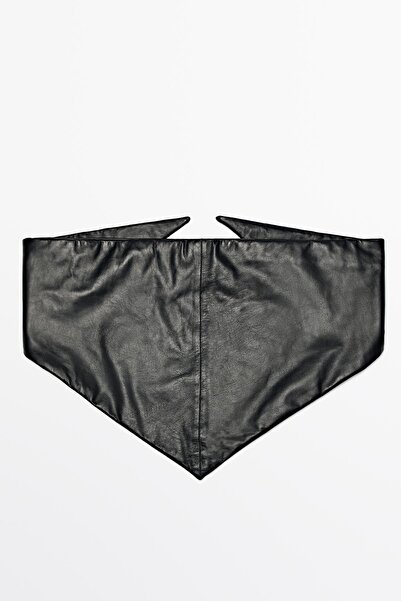 Massimo Dutti Napa deri bandana