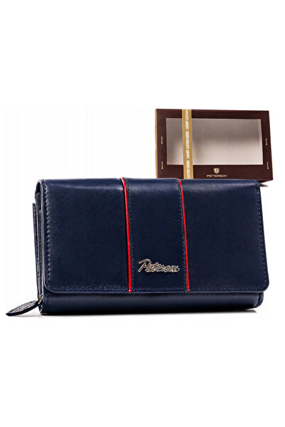 Other Large leather women's wallet with snap closure - Peterson