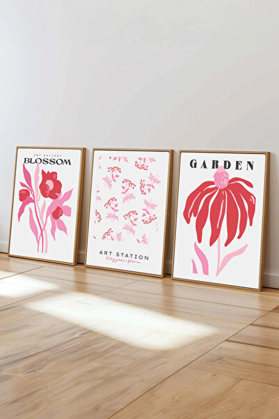 Dekorsiahome Σετ τραπεζιού κουζίνας σαλονιού 3 τεμαχίων με ξύλινο σκελετό SET...