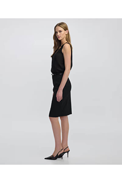 İpekyol Pencil Black Women's Skirt Iw6250004061