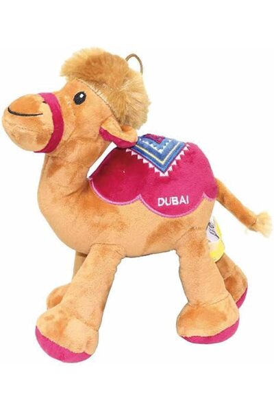 fitto Plush Camel Stuffed Toy - Soft Cotton Teddy, 16 cm Brown