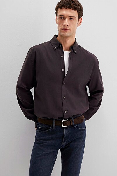 Mavi Erkek Kahverengi Gömlek 0211751-91404