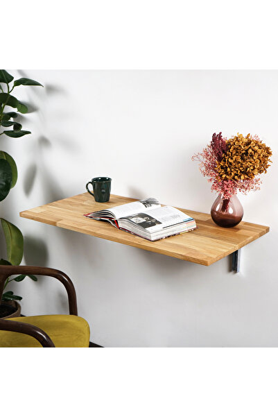 vornom Murphy Katlanır Ahşap Duvar Masası, Duvara Monte Ahşap Yemek Masası, Ç...