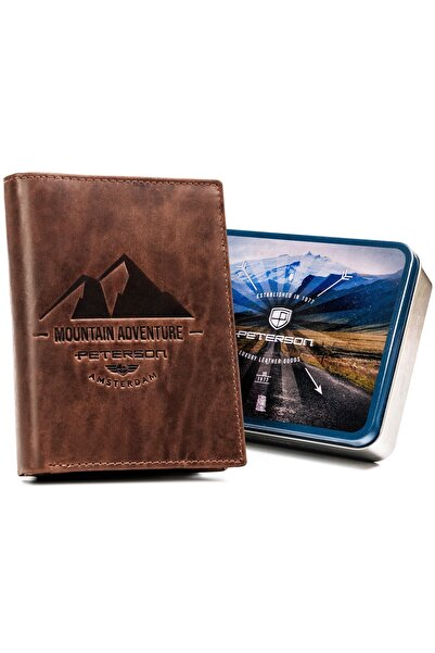 Other Large men's vertical wallet made of genuine leather - Peterson