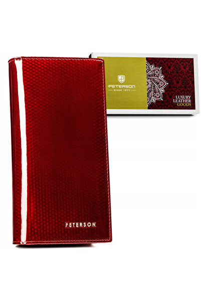 Other Large, vertical women's wallet with a magnet and zipper - Peterson