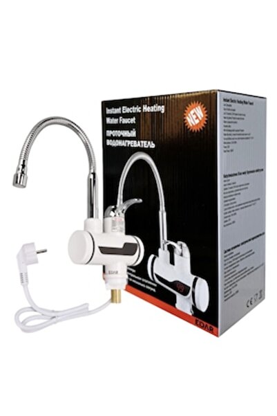 MACVI Robinet electric instant pentru apă caldă cu afișaj digital LED Qal-Energy, 3000W