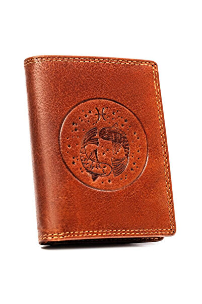 Other Portofel mare din piele pentru bărbați cu semn zodiacal în relief - Pet...