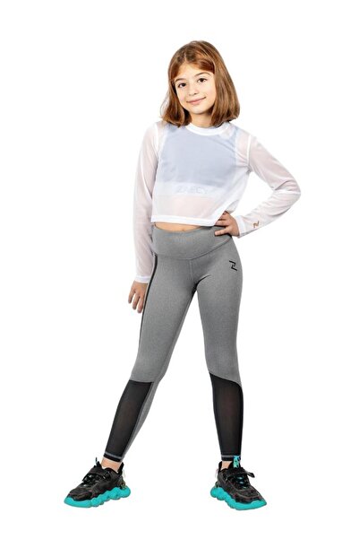 Zaecy Girl's Mesh Crop Top