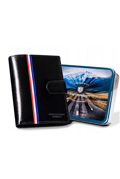 Other Portofel mare bărbătesc cu închidere cu capsă - Peterson