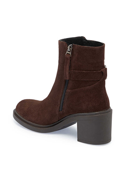 Tergan Kahve Hakiki Süet Deri Kadın Casual Bot - K24K1BT67746-B85