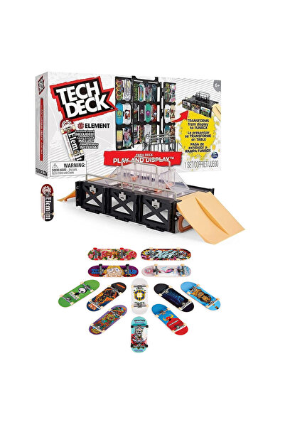 Cici Oyuncak Tech Deck Dönüşebilen Rampa Ve Parmak Kaykay Çantası Skate Finge...