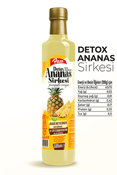 Paşa Kuruyemiş Detoks Ananas Sirkesi 500 ml