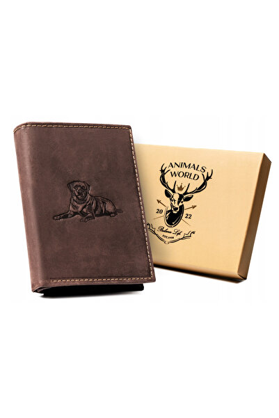 Other Large, vertical men's wallet made of genuine leather - Always Wild