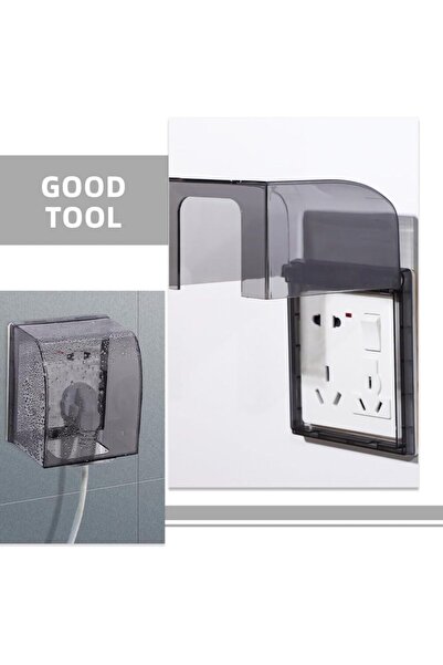 COOYA 2 pieces of wall switch socket baby safety outlet covers suitable for bathroom